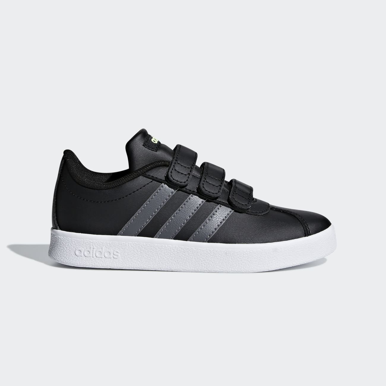 Adidas VL Court 2.0 Gyerek Utcai Cipő - Fekete [D49815]